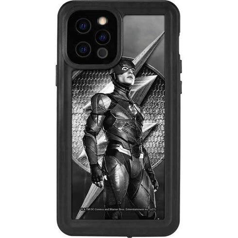 The Justice League (2017) Flash Poster iPhone 12 Pro Waterproof Case