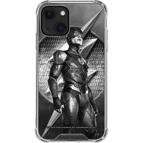 The Justice League (2017) Flash Poster iPhone 14 Plus Clear Case