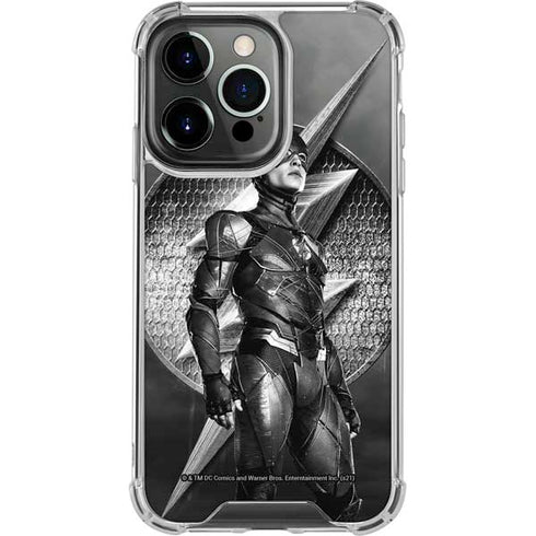 The Justice League (2017) Flash Poster iPhone 14 Pro Clear Case