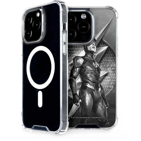 The Justice League (2017) Flash Poster iPhone 14 Pro MagSafe Case