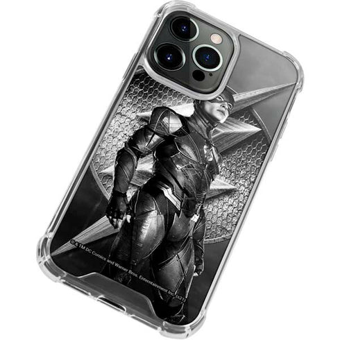 The Justice League (2017) Flash Poster iPhone 15 Pro Max Clear Case