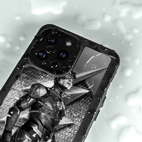 The Justice League (2017) Flash Poster iPhone 14 Pro Max Waterproof Case