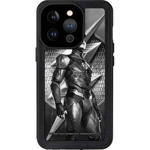 The Justice League (2017) Flash Poster iPhone 14 Pro Waterproof Case