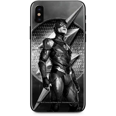 The Justice League (2017) Flash Poster iPhone XS Skin