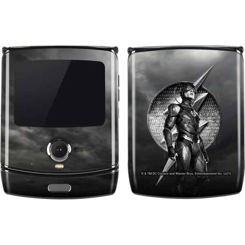 The Justice League (2017) Flash Poster Motorola RAZR Skin