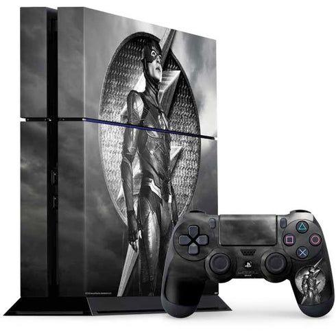 The Justice League (2017) Flash Poster PS4 Console and Controller Bundle Skin