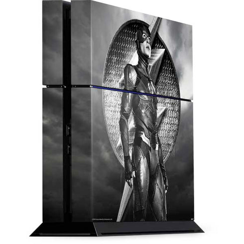 The Justice League (2017) Flash Poster PS4 Console Skin
