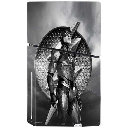 The Justice League (2017) Flash Poster PS5 Slim Disk Console Skin