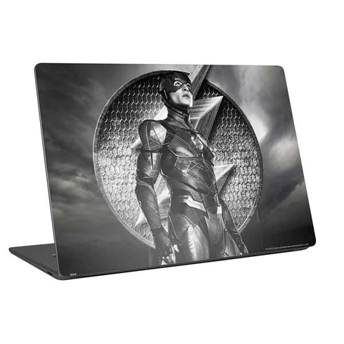 The Justice League (2017) Flash Poster Universal Laptop 16in (13 x 9.4in) Skin
