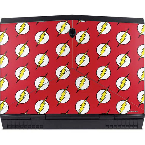 DC Comics The Flash Logo Pattern Dell Alienware Skin