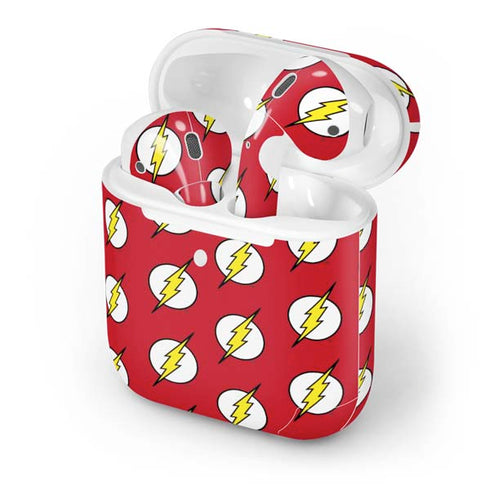 DC Comics The Flash Logo Pattern Apple AirPods 2 Skin