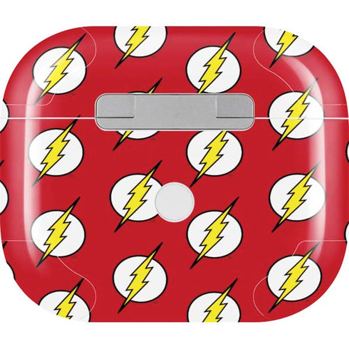 DC Comics The Flash Logo Pattern Apple AirPods (3rd Gen 2021) Skin