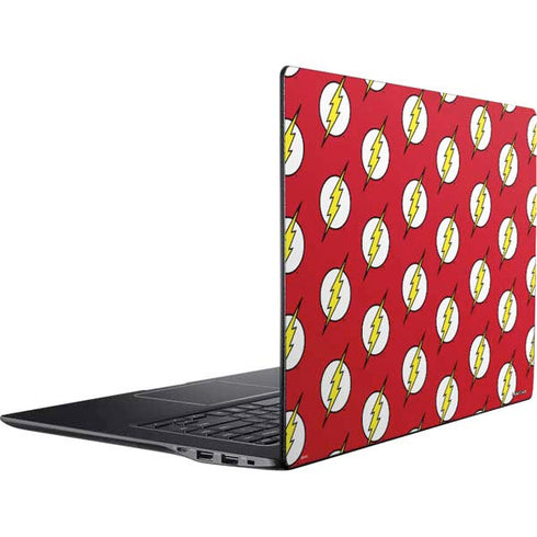 DC Comics The Flash Logo Pattern Ativ Book 9 (15.6in 2014) Skin