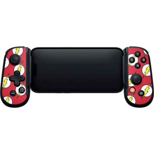 DC Comics The Flash Logo Pattern Backbone One for iPhone Game Controller Skin