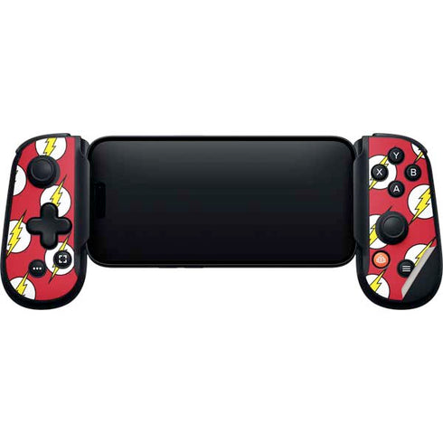 DC Comics The Flash Logo Pattern Backbone One for iPhone Game Controller Skin