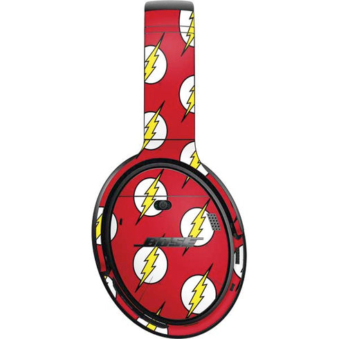 DC Comics The Flash Logo Pattern Bose QuietComfort 35 II Headphones Skin