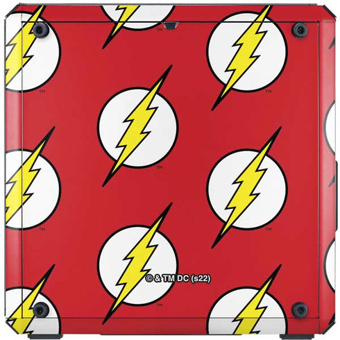 DC Comics The Flash Logo Pattern Cooler Master MasterBox Q300L Mini Tower Skin