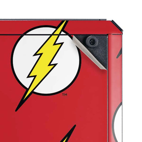 DC Comics The Flash Logo Pattern Cooler Master MasterBox Q300L Mini Tower Skin