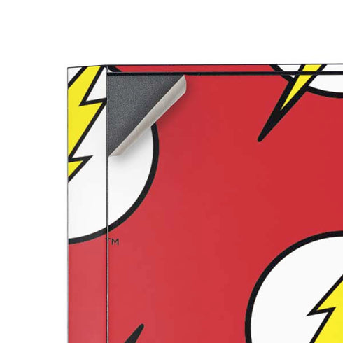 DC Comics The Flash Logo Pattern Corsair 4000D Tempered Glass Mid-Tower ATX Case Skin