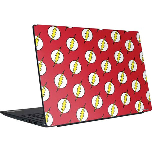 DC Comics The Flash Logo Pattern Dell Vostro Skin