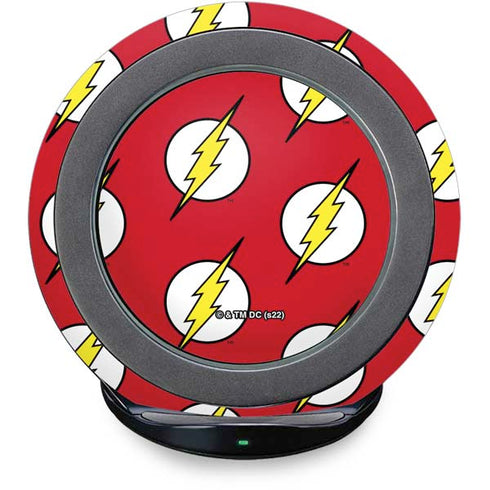 DC Comics The Flash Logo Pattern Fast Charge Wireless Charging Stand Skin