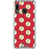 DC Comics The Flash Logo Pattern Galaxy A30 Clear Case