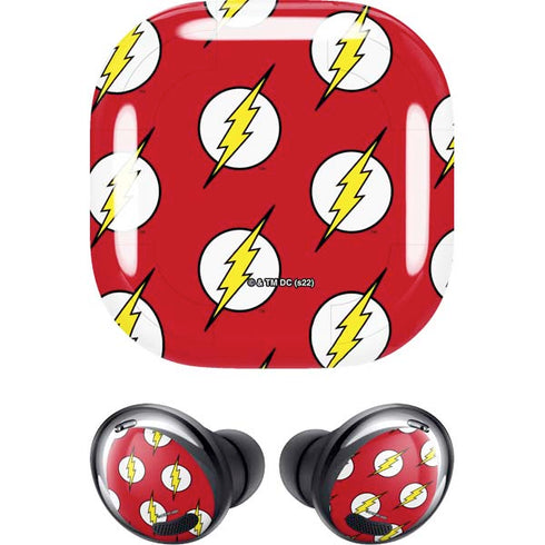 DC Comics The Flash Logo Pattern Galaxy Buds Pro Skin