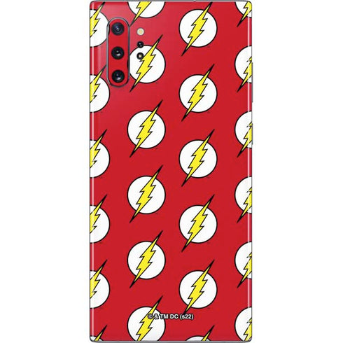 DC Comics The Flash Logo Pattern Galaxy Note 10 Plus Skin