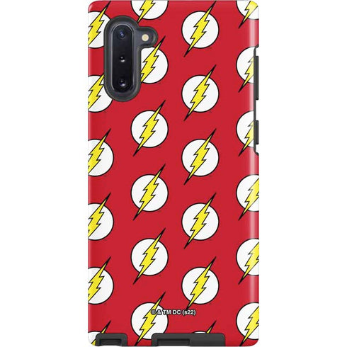 DC Comics The Flash Logo Pattern Galaxy Note 10 Pro Case