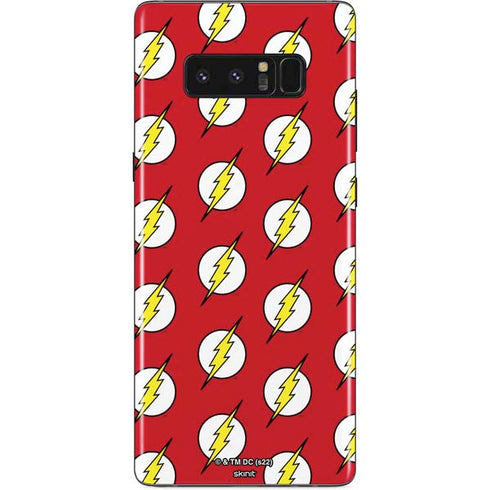 DC Comics The Flash Logo Pattern Galaxy Note 8 Skin