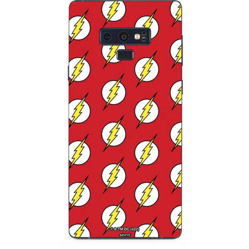 DC Comics The Flash Logo Pattern Galaxy Note 9 Skin