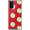 DC Comics The Flash Logo Pattern Galaxy Note20 5G Clear Case