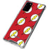 DC Comics The Flash Logo Pattern Galaxy Note20 5G Clear Case
