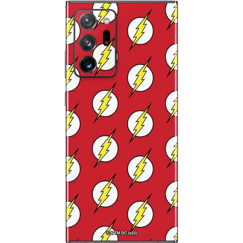 DC Comics The Flash Logo Pattern Galaxy Note20 Ultra 5G Skin