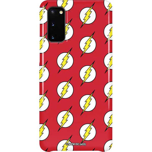 DC Comics The Flash Logo Pattern Galaxy S20 Lite Case