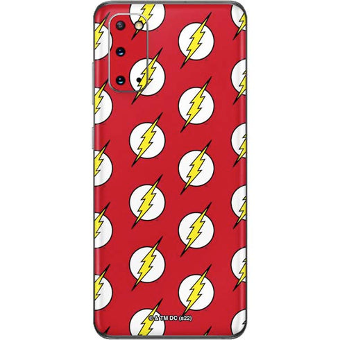 DC Comics The Flash Logo Pattern Galaxy S20 Skin