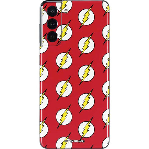 DC Comics The Flash Logo Pattern Galaxy S21 5G Skin