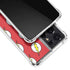 DC Comics The Flash Logo Pattern Galaxy S21 Ultra 5G Clear Case