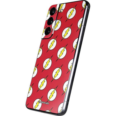 DC Comics The Flash Logo Pattern Galaxy S22 Skin