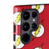 DC Comics The Flash Logo Pattern Galaxy S22 Ultra Pro Case