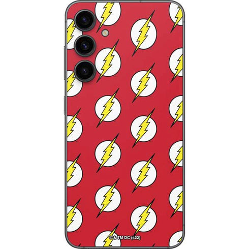 DC Comics The Flash Logo Pattern Galaxy S23 FE Skin
