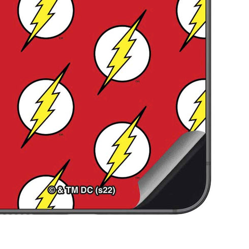 DC Comics The Flash Logo Pattern Galaxy S23 FE Skin