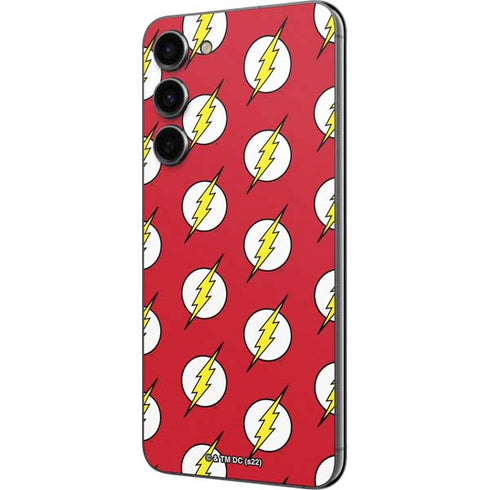 DC Comics The Flash Logo Pattern Galaxy S23 Plus Skin