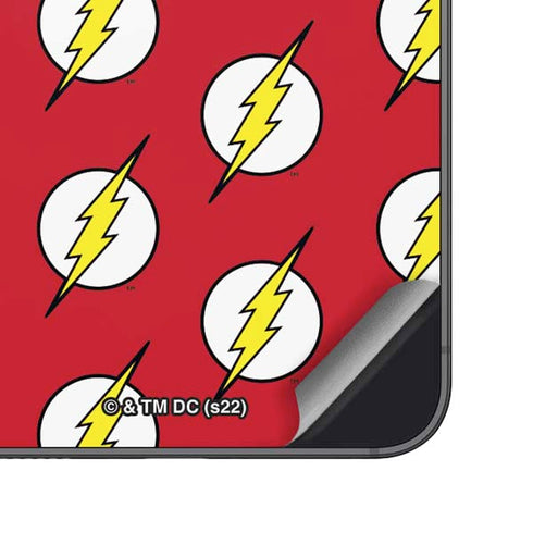 DC Comics The Flash Logo Pattern Galaxy S23 Skin