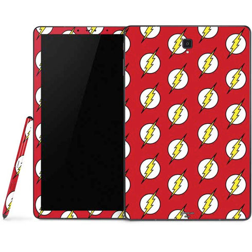 DC Comics The Flash Logo Pattern Samsung Galaxy Tab Skin
