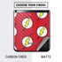 DC Comics The Flash Logo Pattern Galaxy Z Flip Skin