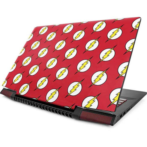 DC Comics The Flash Logo Pattern Lenovo IdeaPad Skin