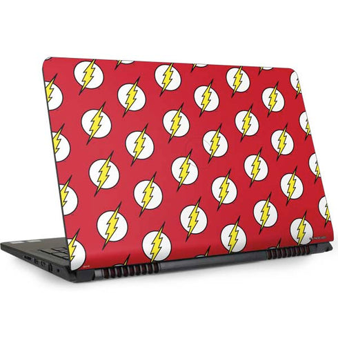 DC Comics The Flash Logo Pattern Dell Inspiron Skin