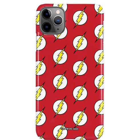 DC Comics The Flash Logo Pattern iPhone 11 Pro Max Lite Case