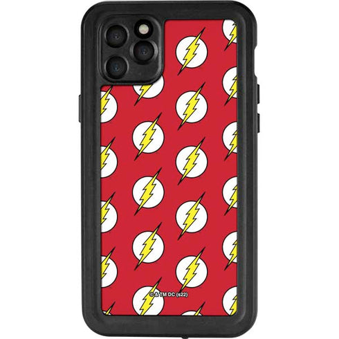 DC Comics The Flash Logo Pattern iPhone 11 Pro Max Waterproof Case